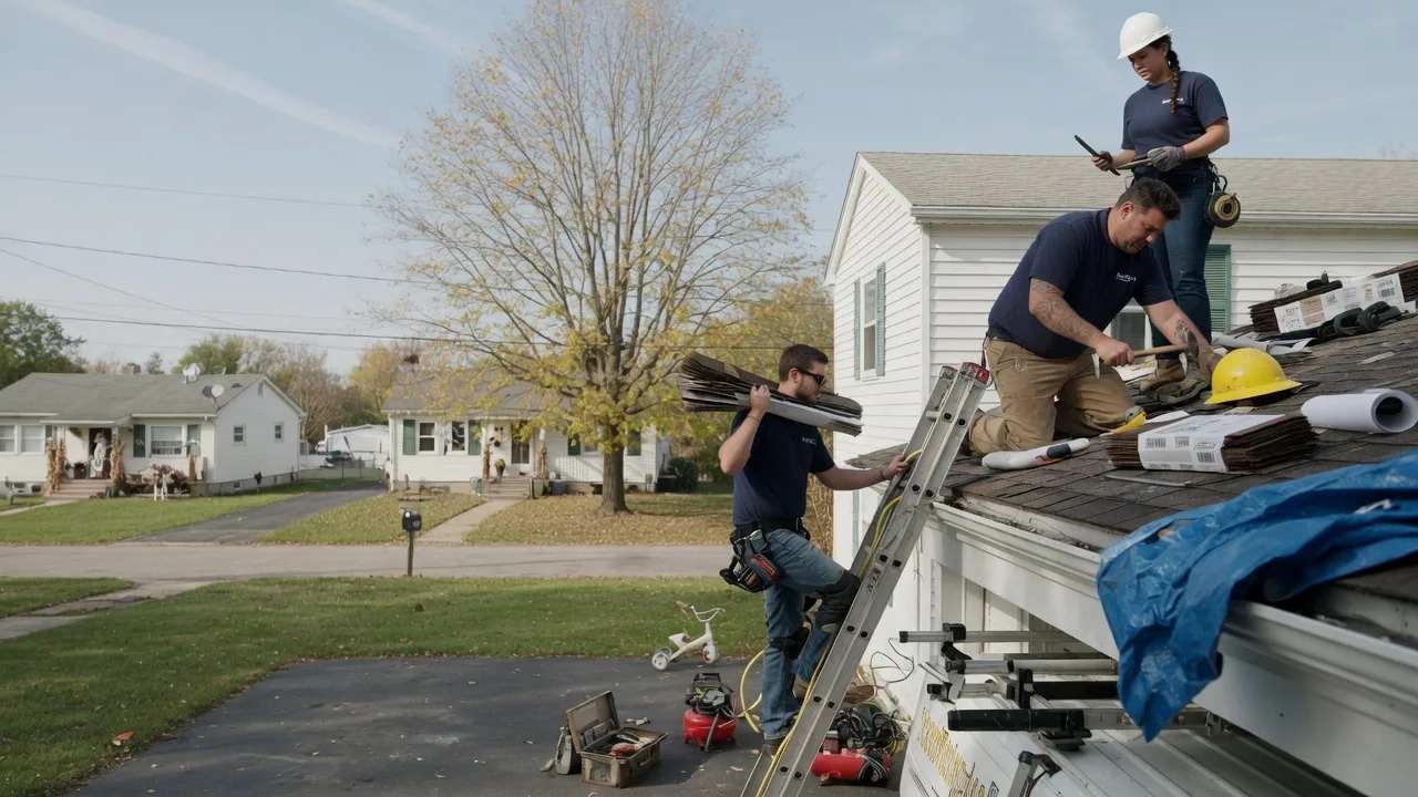 Local Roofing Contractors in Cowden, IL near me